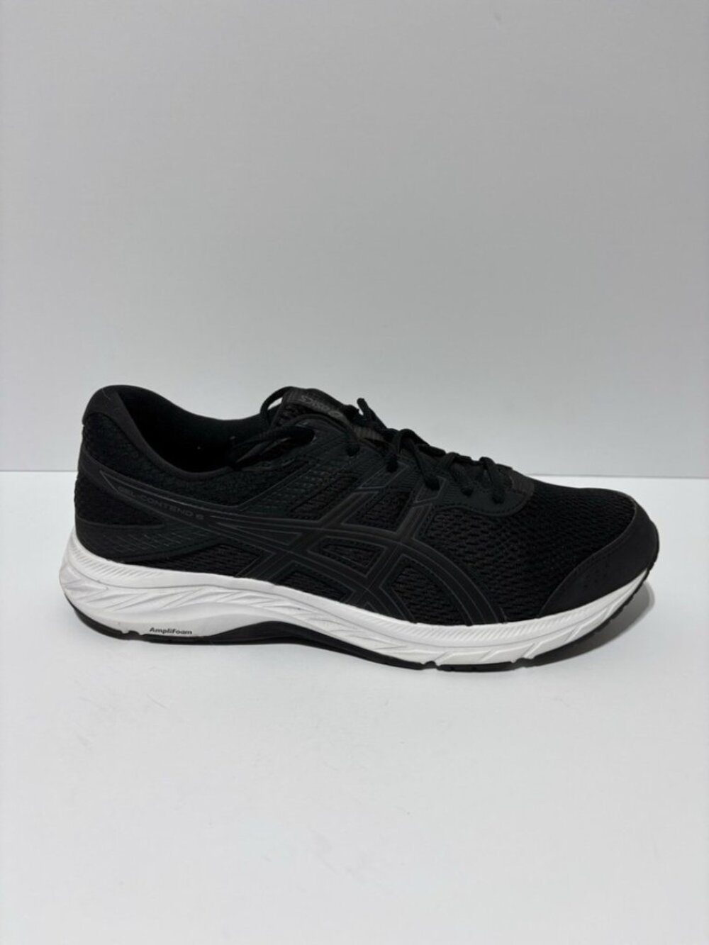 Asics Men’s Gel-Contend 6 Black Running Shoes, Size 11.5 D
